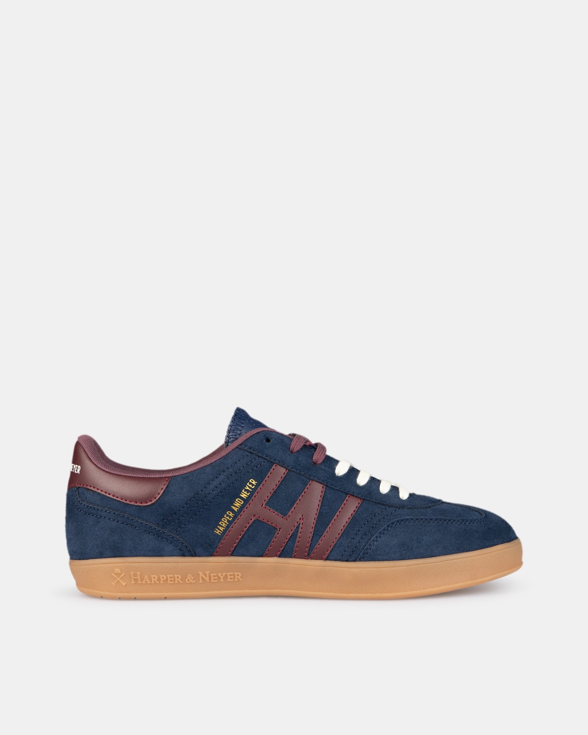 Zapatillas de vestir de hombre con cierre de cordones - Harper & Neyer - Azul oscuro Azul oscuro-1