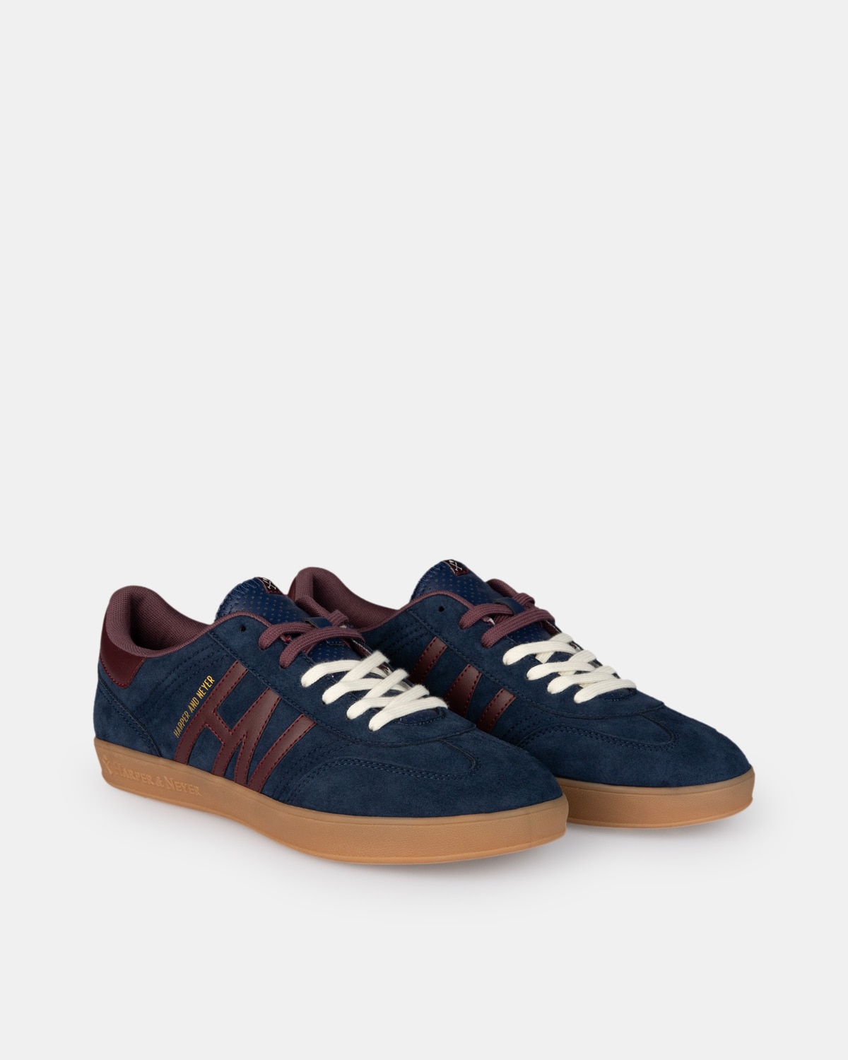 Zapatillas de vestir de hombre con cierre de cordones - Harper & Neyer - Azul oscuro Azul oscuro-3