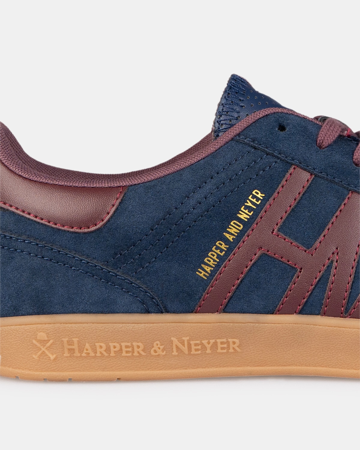 Zapatillas de vestir de hombre con cierre de cordones - Harper & Neyer - Azul oscuro Azul oscuro-5