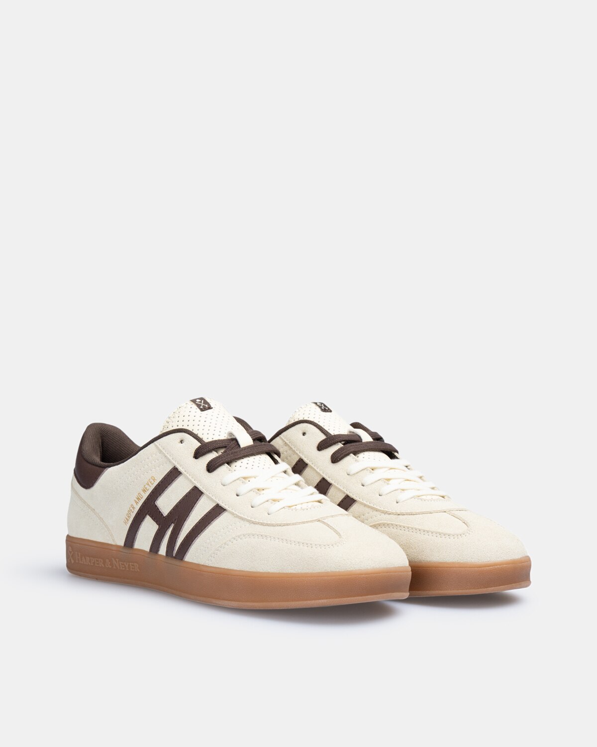 Zapatillas de vestir de hombre con cierre de cordones - Harper & Neyer - Crudo Crudo-3
