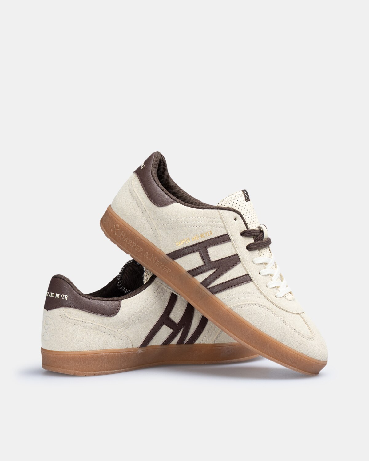 Zapatillas de vestir de hombre con cierre de cordones - Harper & Neyer - Crudo Crudo-4