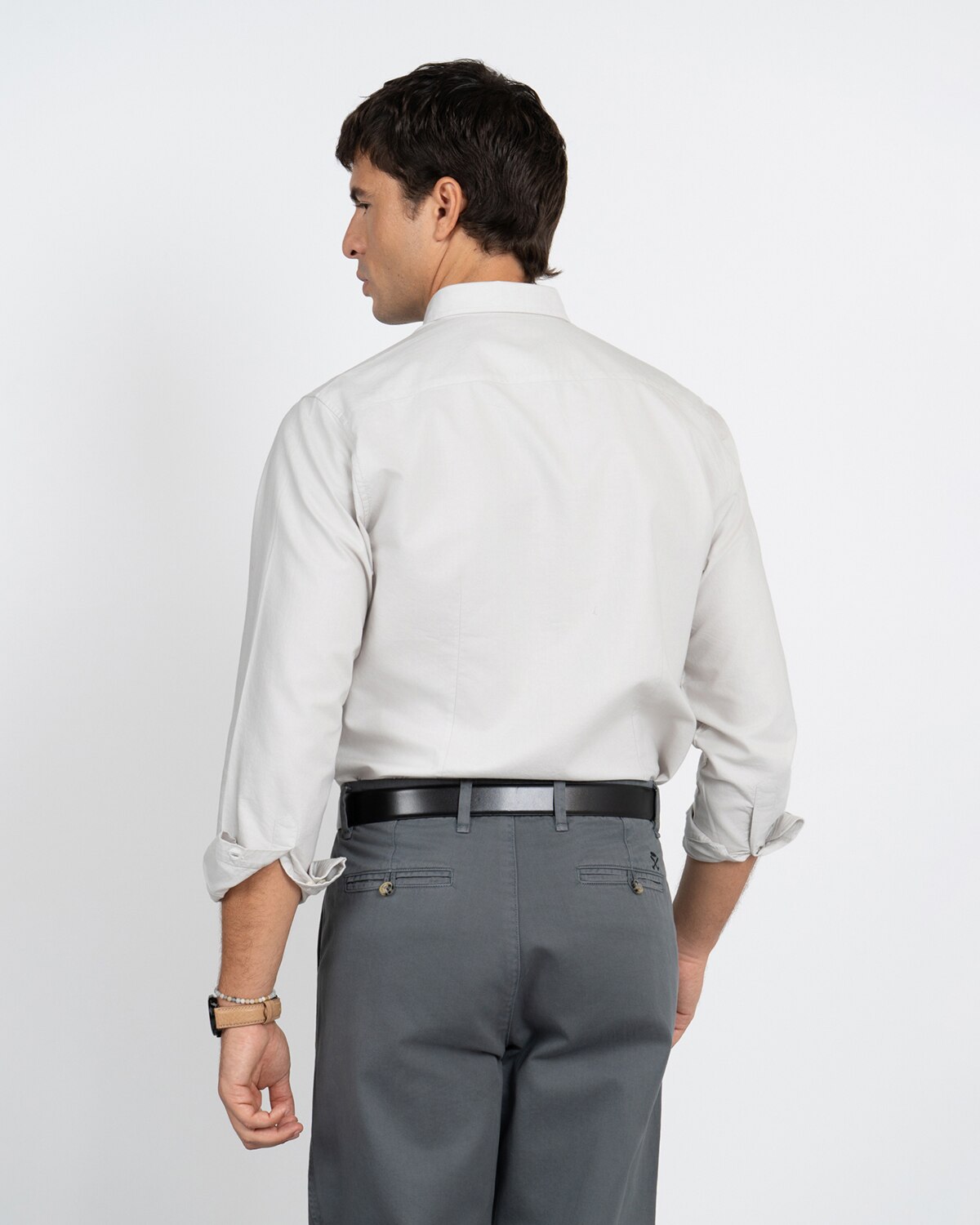 Camisa lisa - Harper & Neyer - Gris claro Gris claro-2