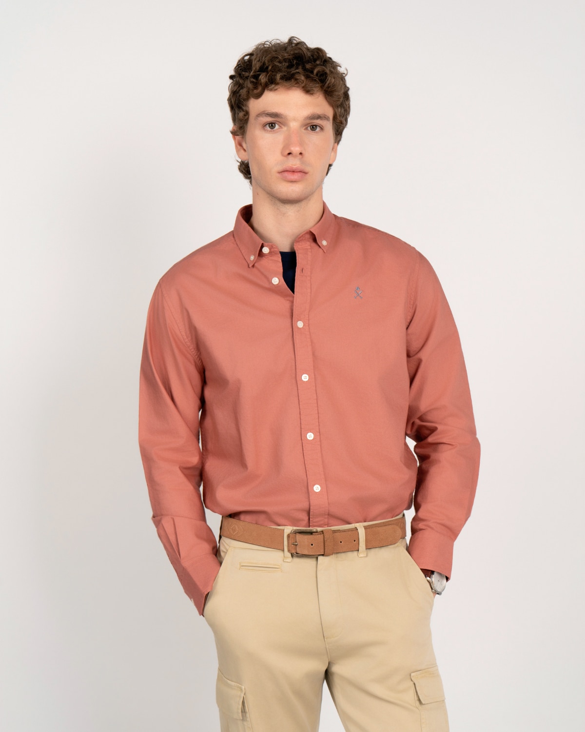 Camisa lisa - Harper & Neyer - Rojo Rojo-2