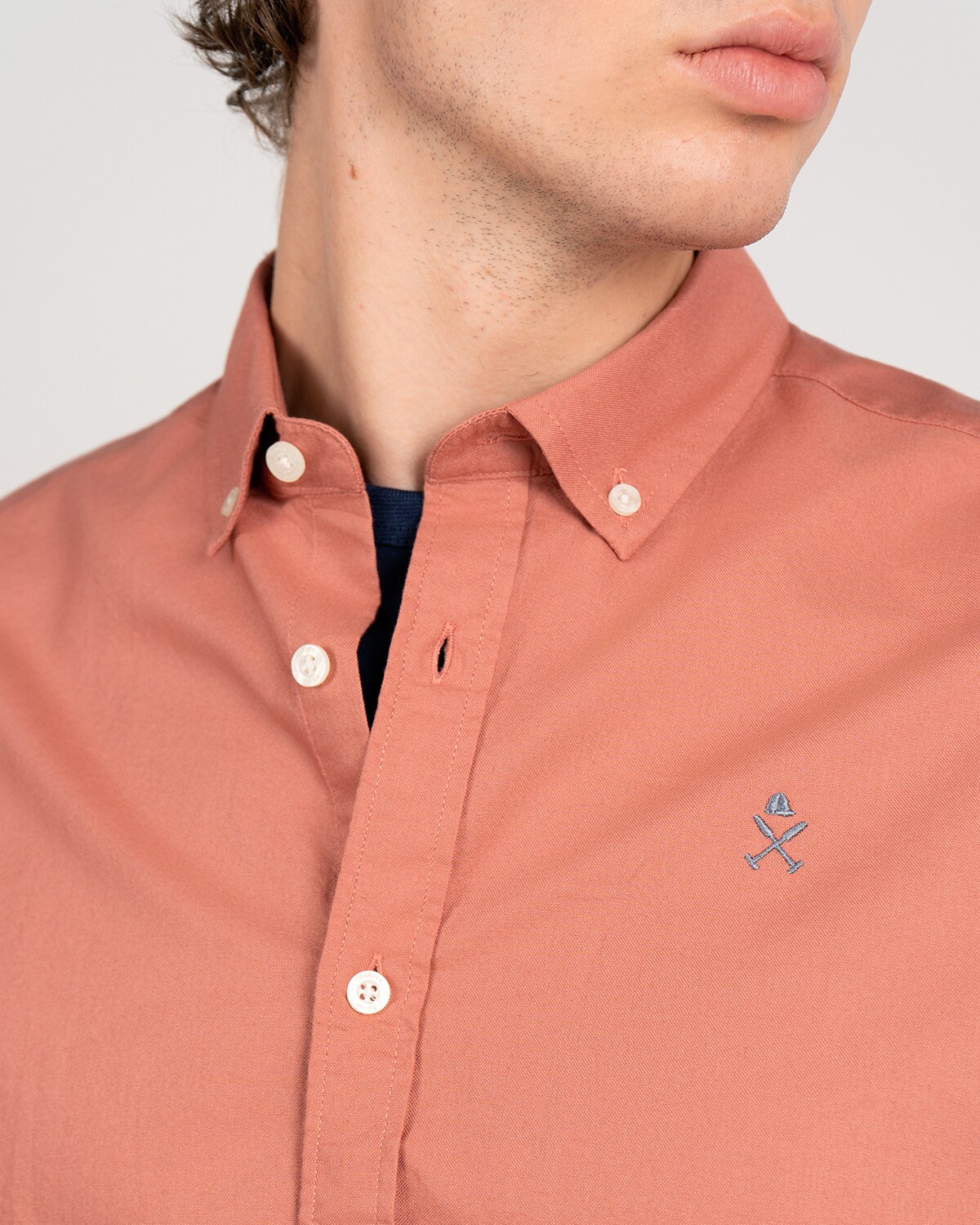 Camisa lisa - Harper & Neyer - Rojo Rojo-4