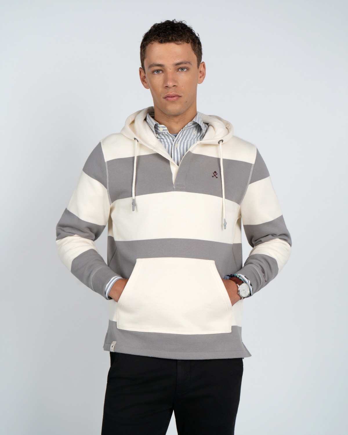 Imagen 0 de Sudadera hoddie ascot Gris