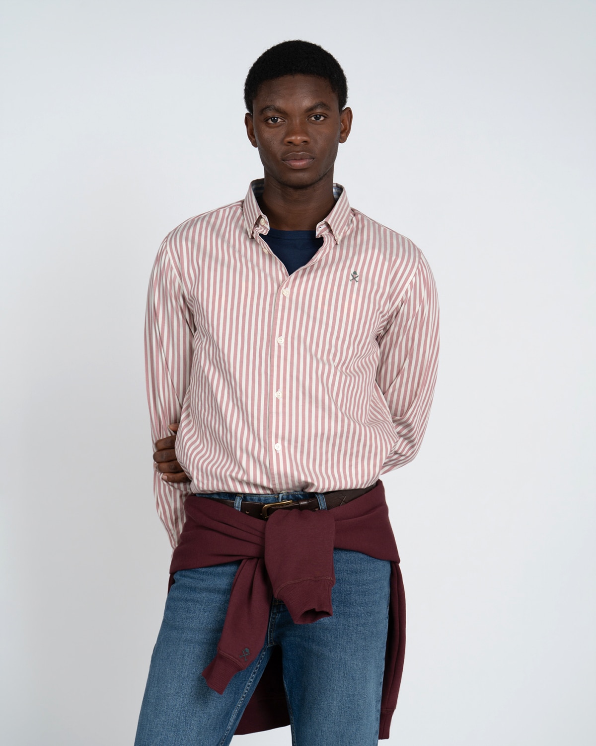 Imagen 2 de Camisa rayas - Harper & Neyer - Azul claro Rojo