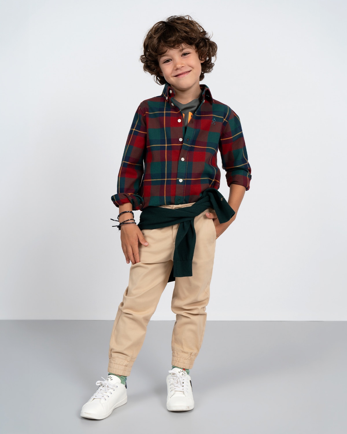 Imagen 3 de Camisa winter checks kids - Harper & Neyer - Rojo Rojo