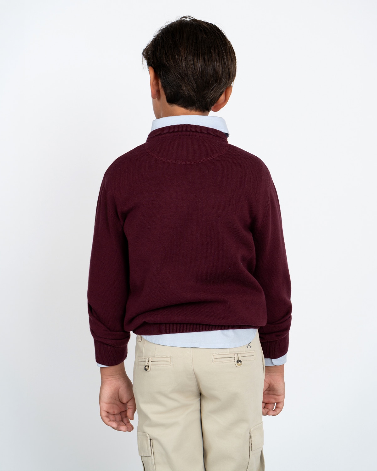 Imagen 2 de Jersey neck kids - Harper & Neyer - Burdeos Burdeos