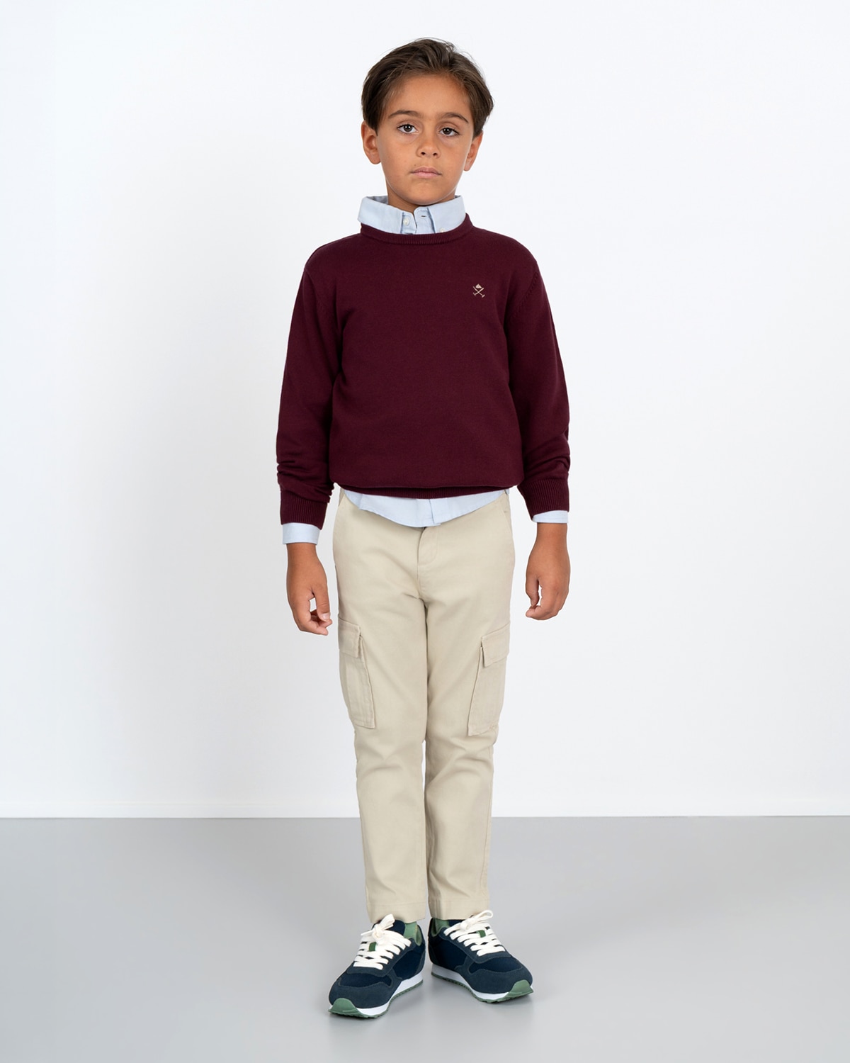 Imagen 3 de Jersey neck kids - Harper & Neyer - Burdeos Burdeos