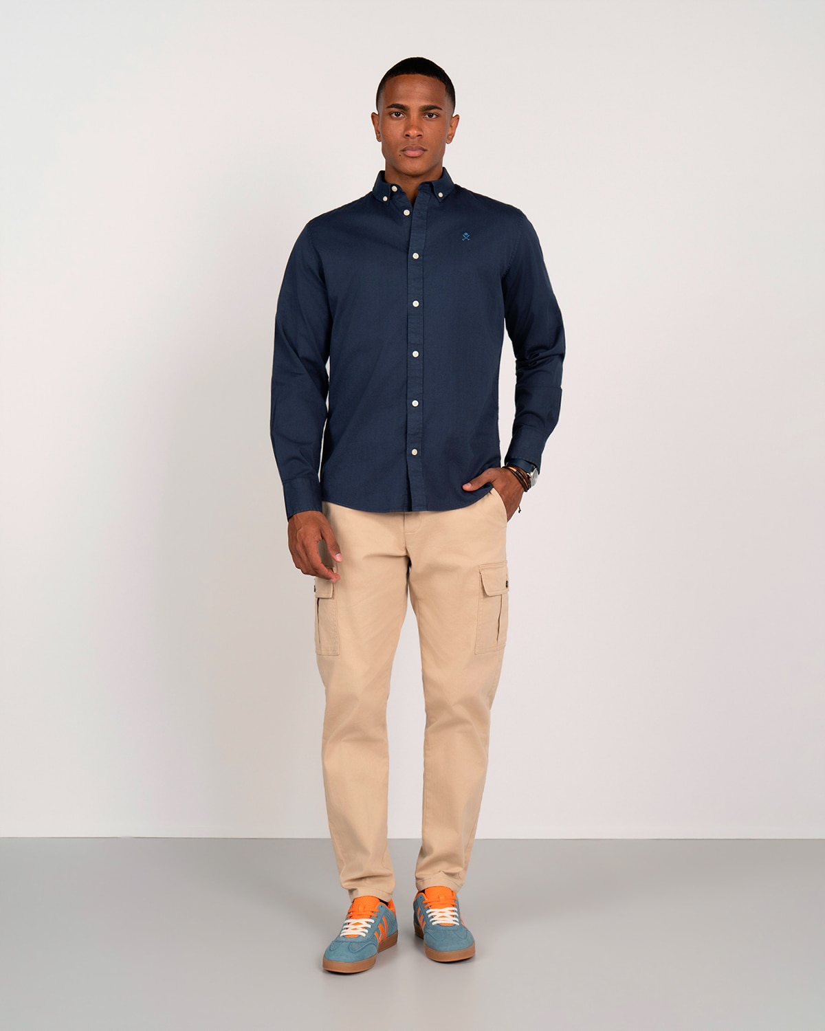 Camisa lisa - Harper & Neyer - Azul marino Azul marino-1