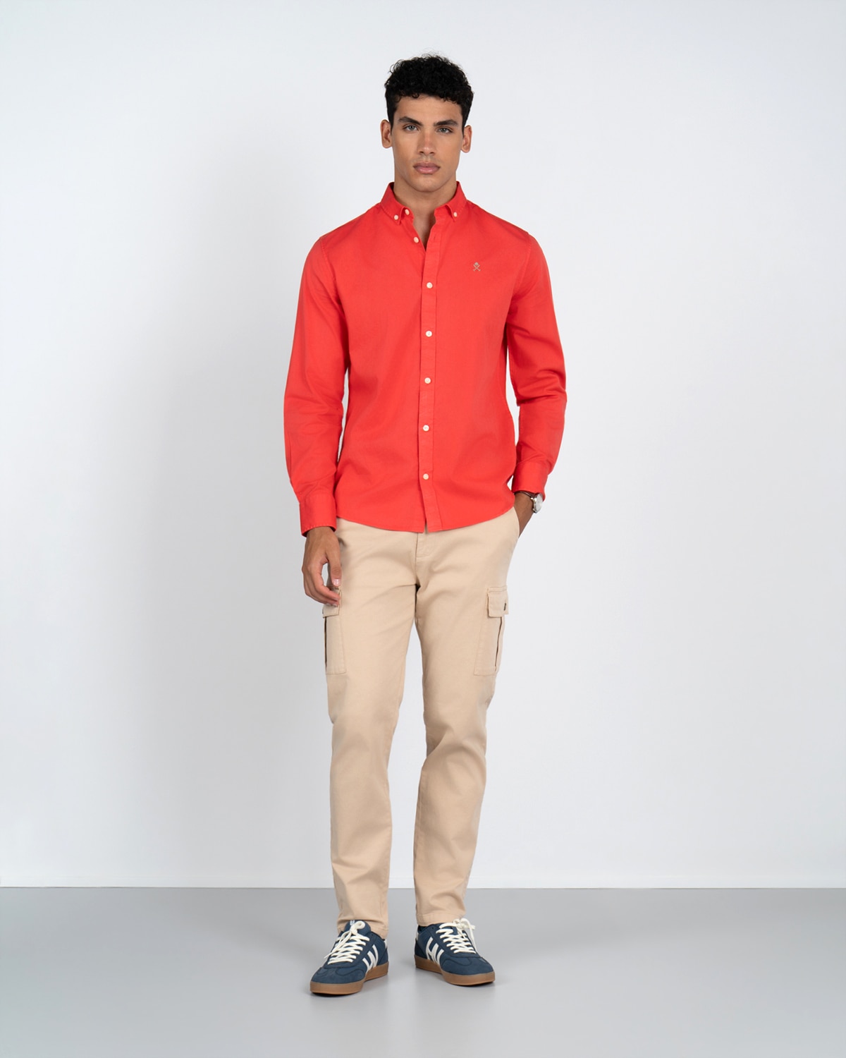 Camisa lisa - Harper & Neyer - Rojo Rojo-1