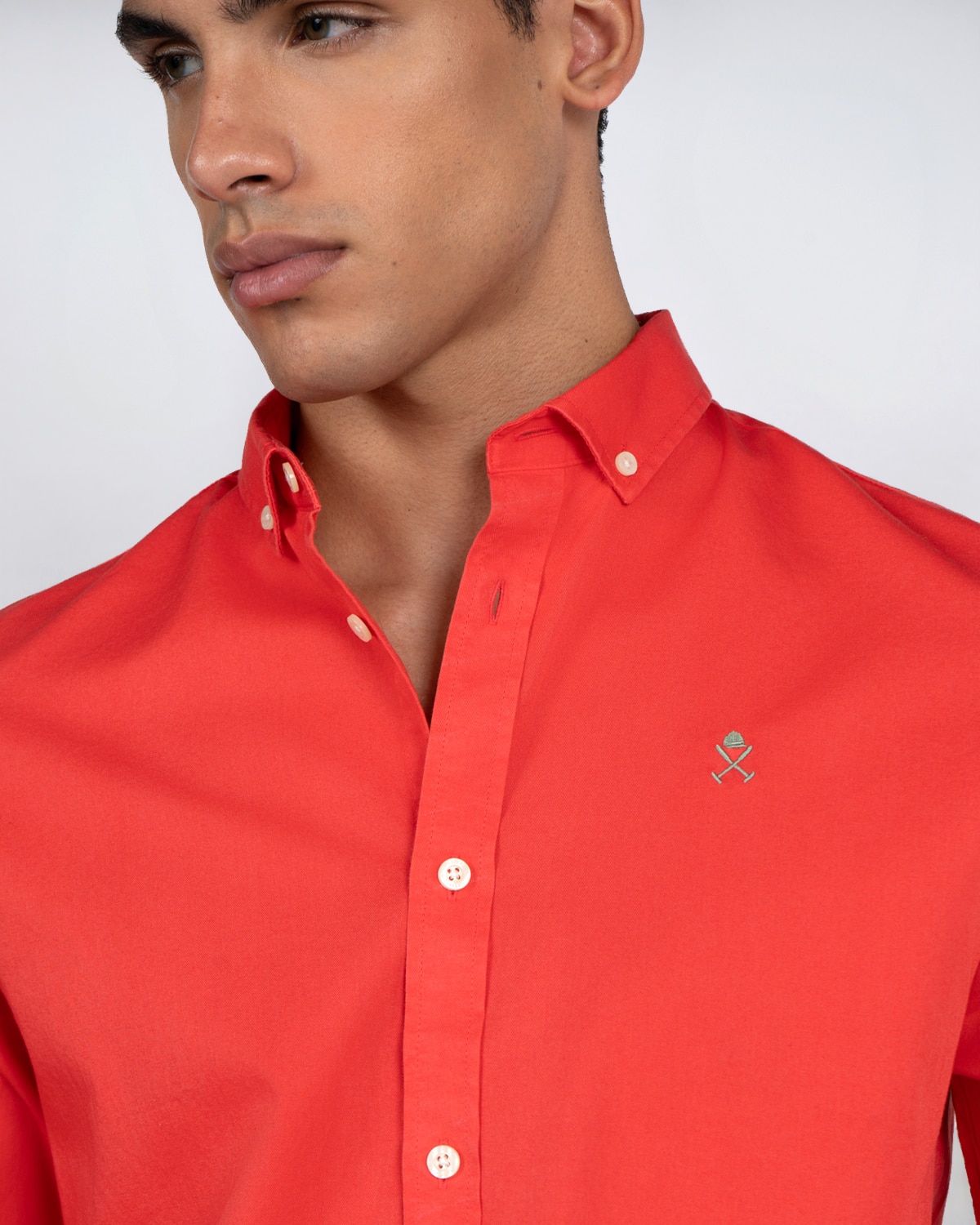 Camisa lisa - Harper & Neyer - Rojo Rojo-3
