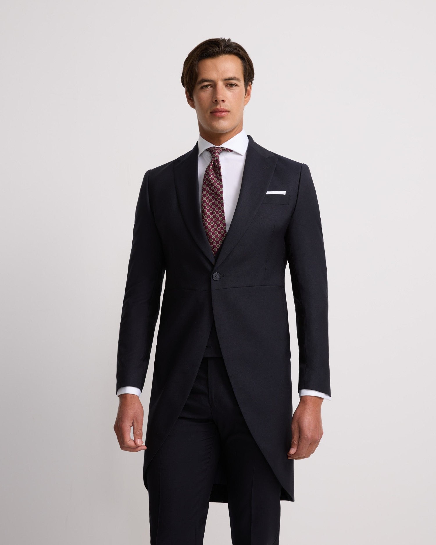 Levita de hombre chaqué stretch - Silbon - Azul marino Azul marino-1