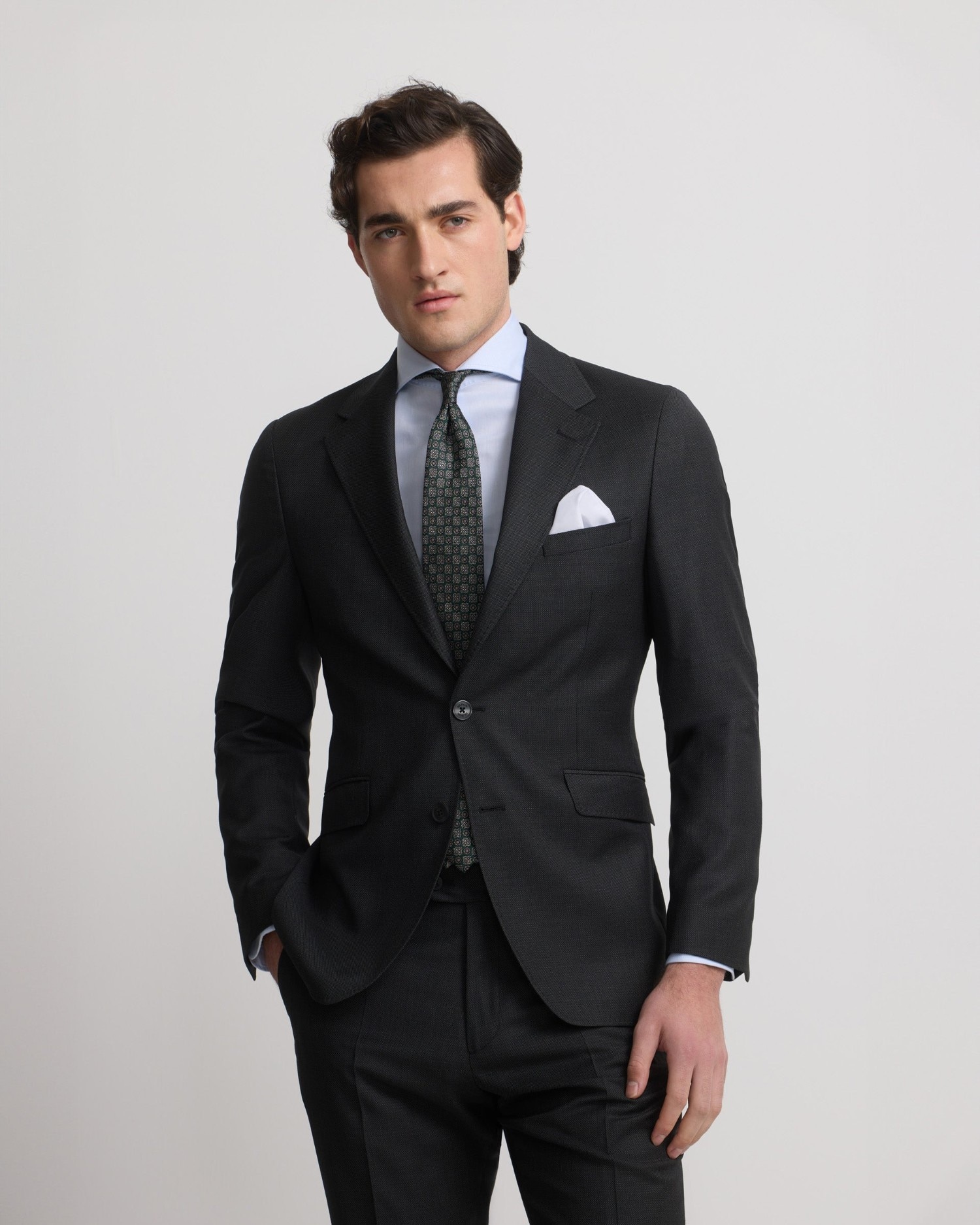 Imagen 0 de Americana de hombre suit ojo de perdiz Gris
