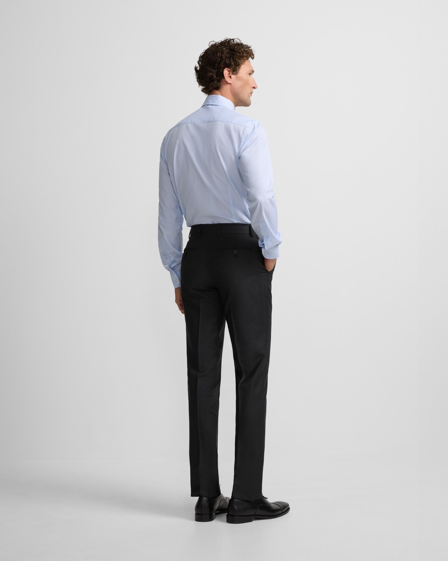 Pantalón de hombre suit ojo de perdiz - Silbon - Gris Gris-2
