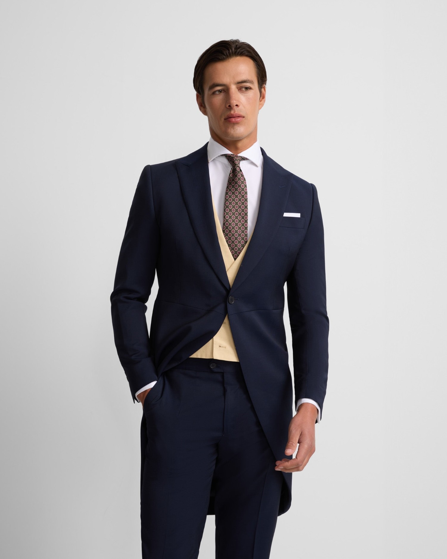 Imagen 0 de Levita de hombre chaqué stretch Azul claro