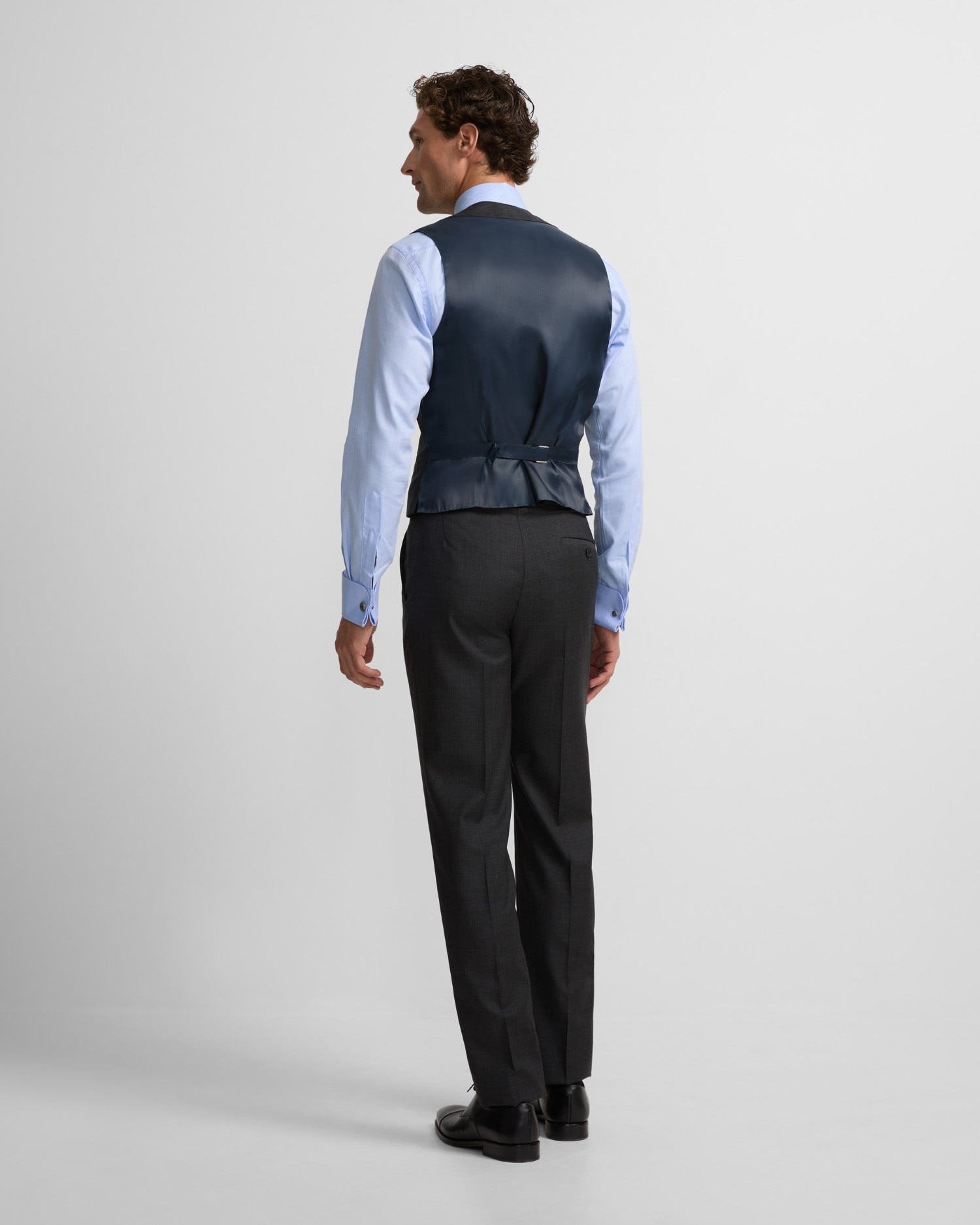Pantalón de hombre chaqué stretch - Silbon - Gris Gris-2