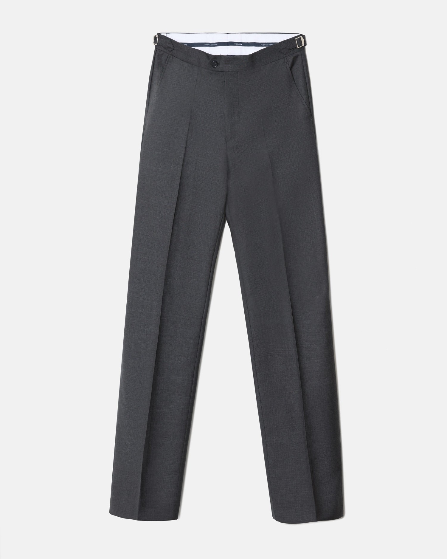 Pantalón de hombre chaqué stretch - Silbon - Gris Gris-5
