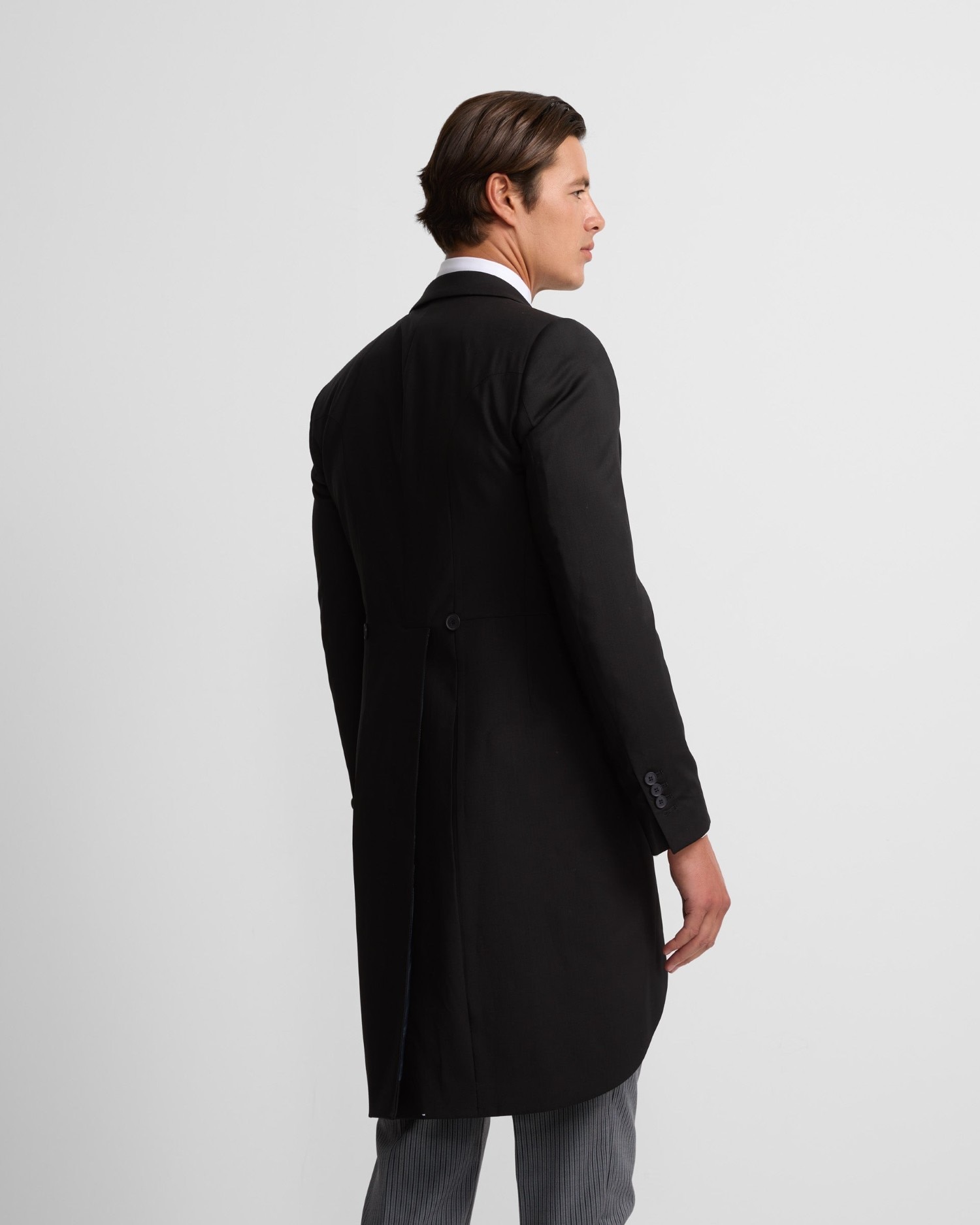 Levita de hombre chaqué clásico stretch - Silbon - Negro Negro-2
