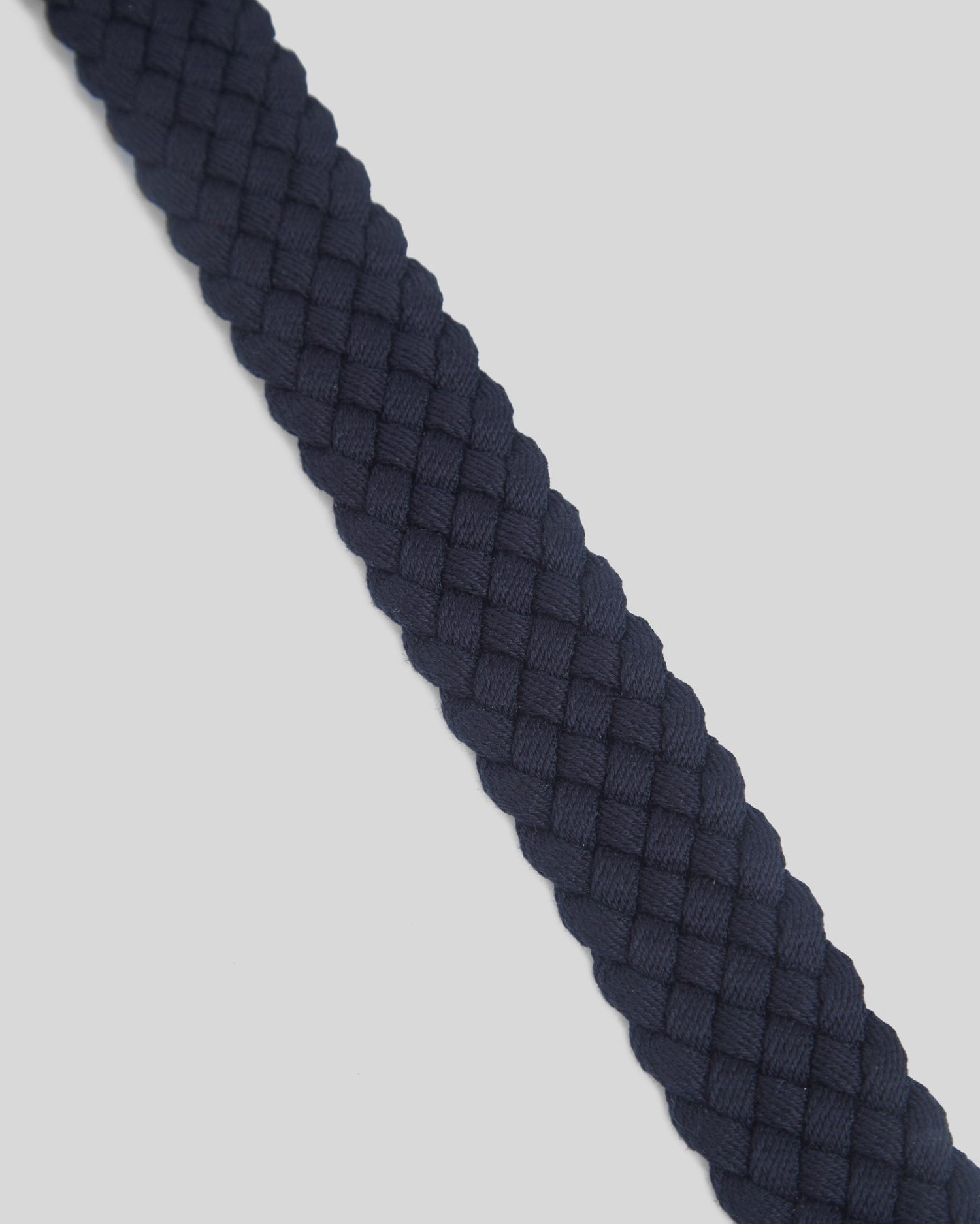 Cinturón de hombre trenzado marino - Silbon - Azul marino Azul marino-2