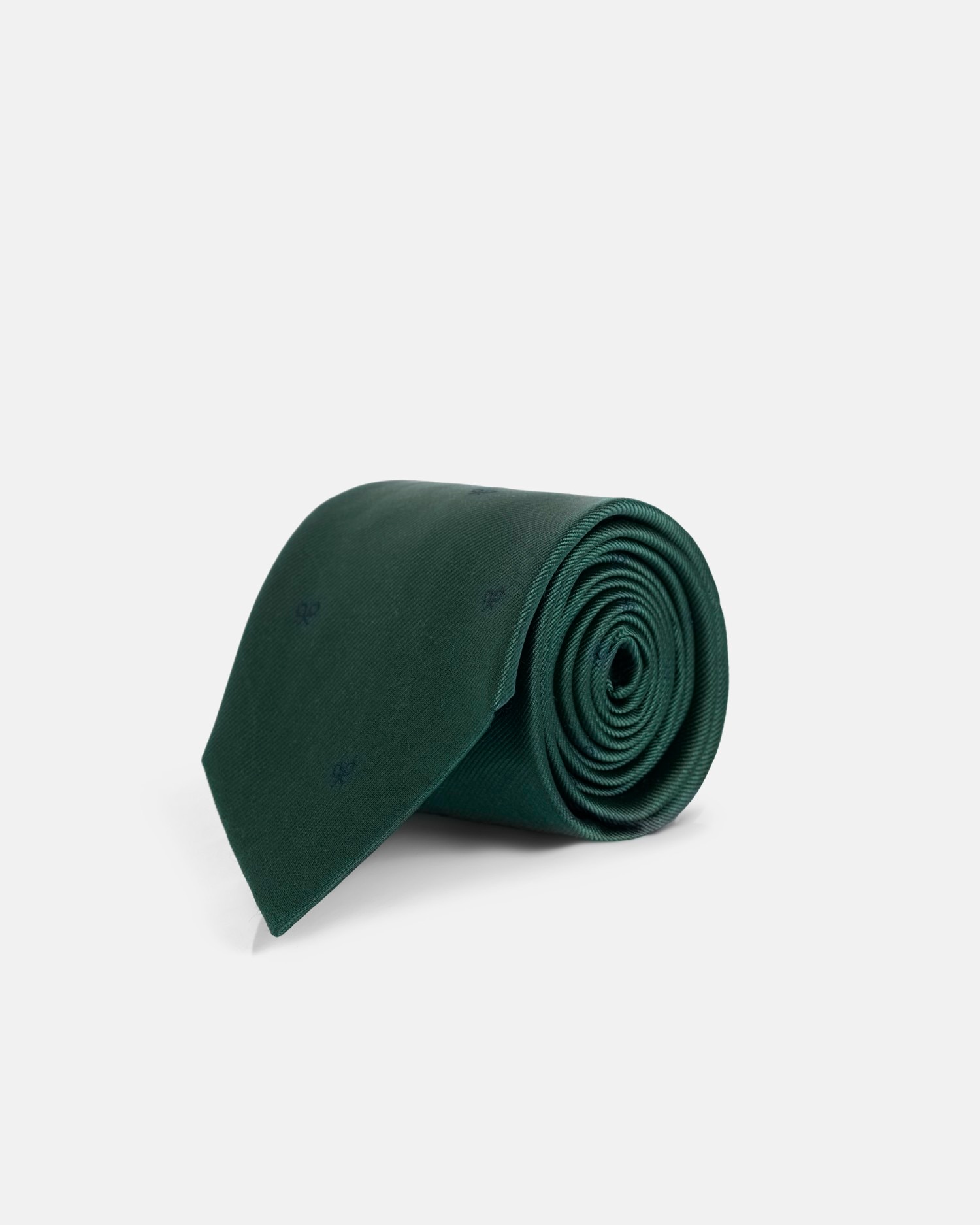 Corbata seda raquetas - Silbon - Verde Verde-1