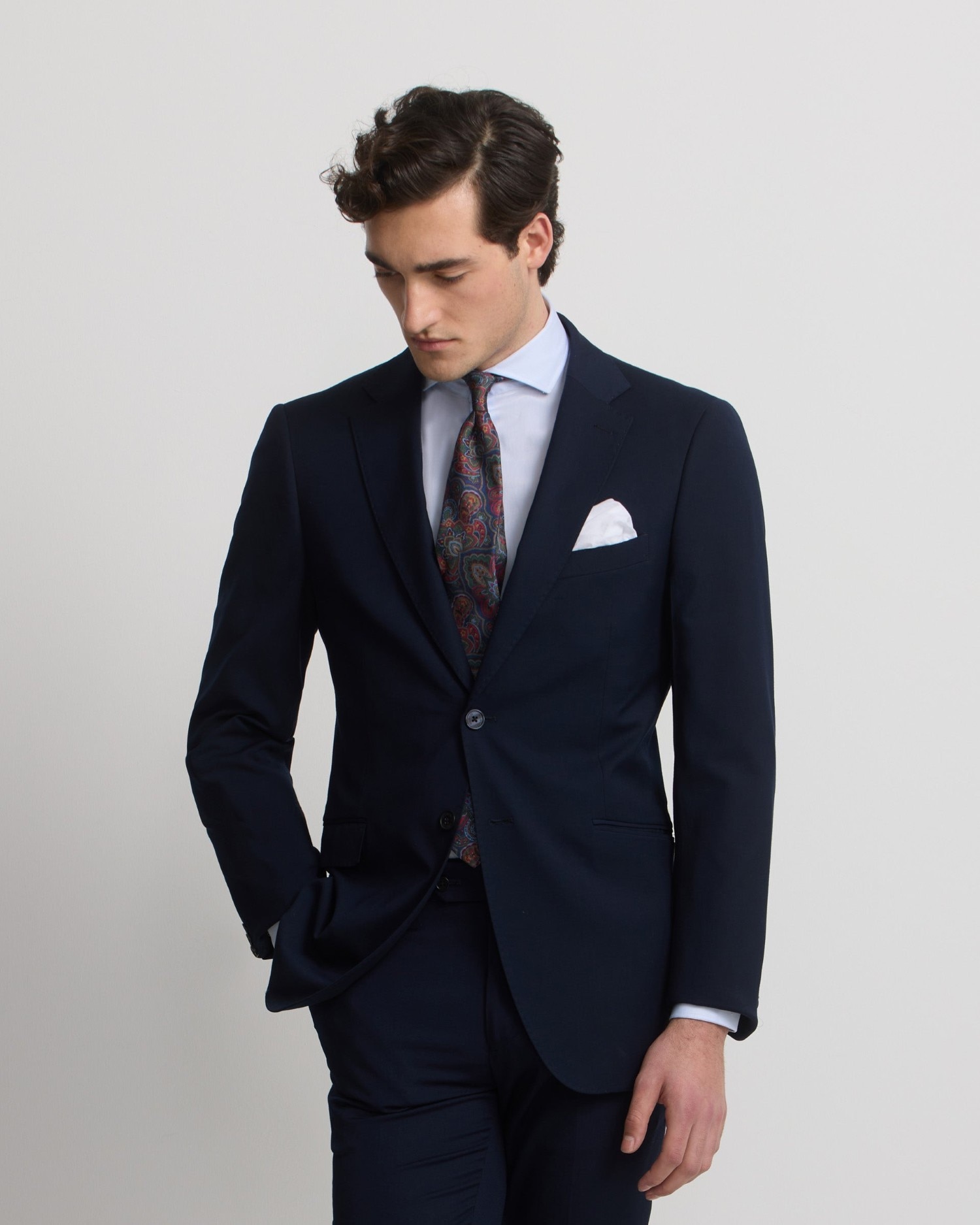 Imagen 0 de Americana de hombre traje natural stretch Gris