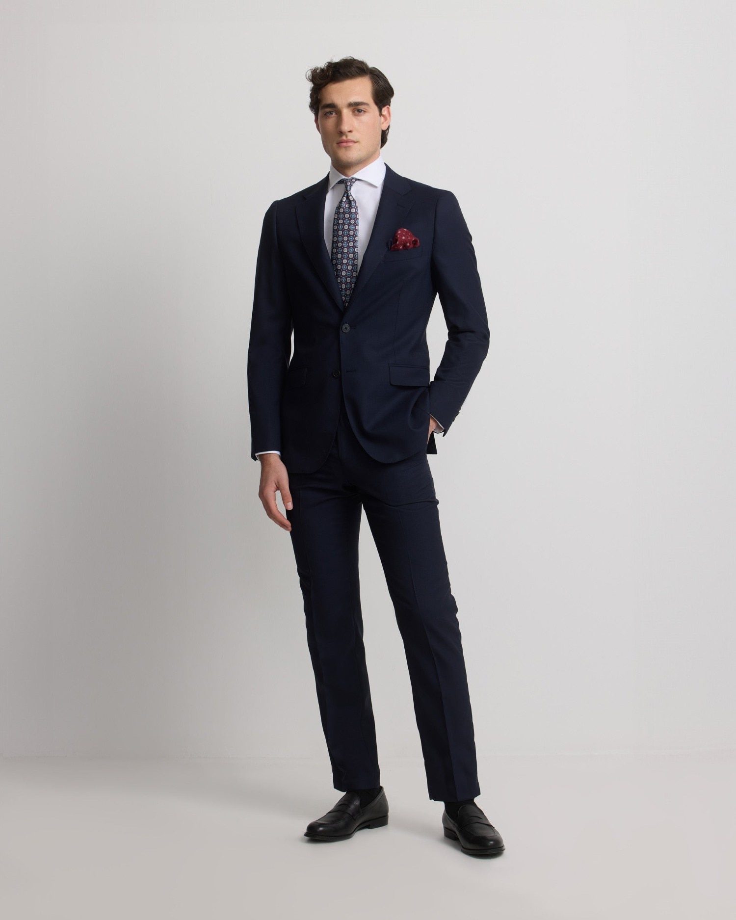 Americana de hombre traje natural stretch - Silbon - Azul claro Azul claro-3