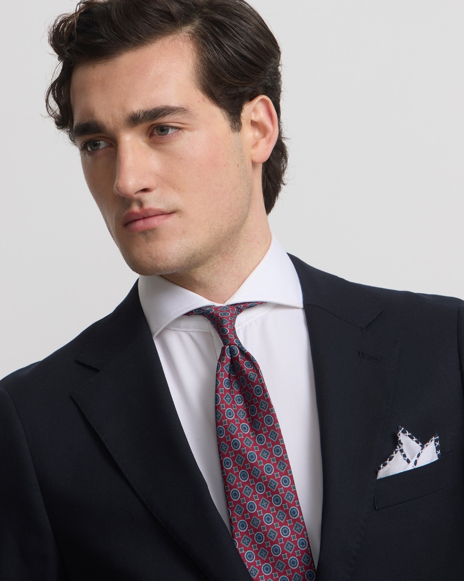 Americana de hombre traje natural stretch - Silbon - Azul marino Azul marino-3