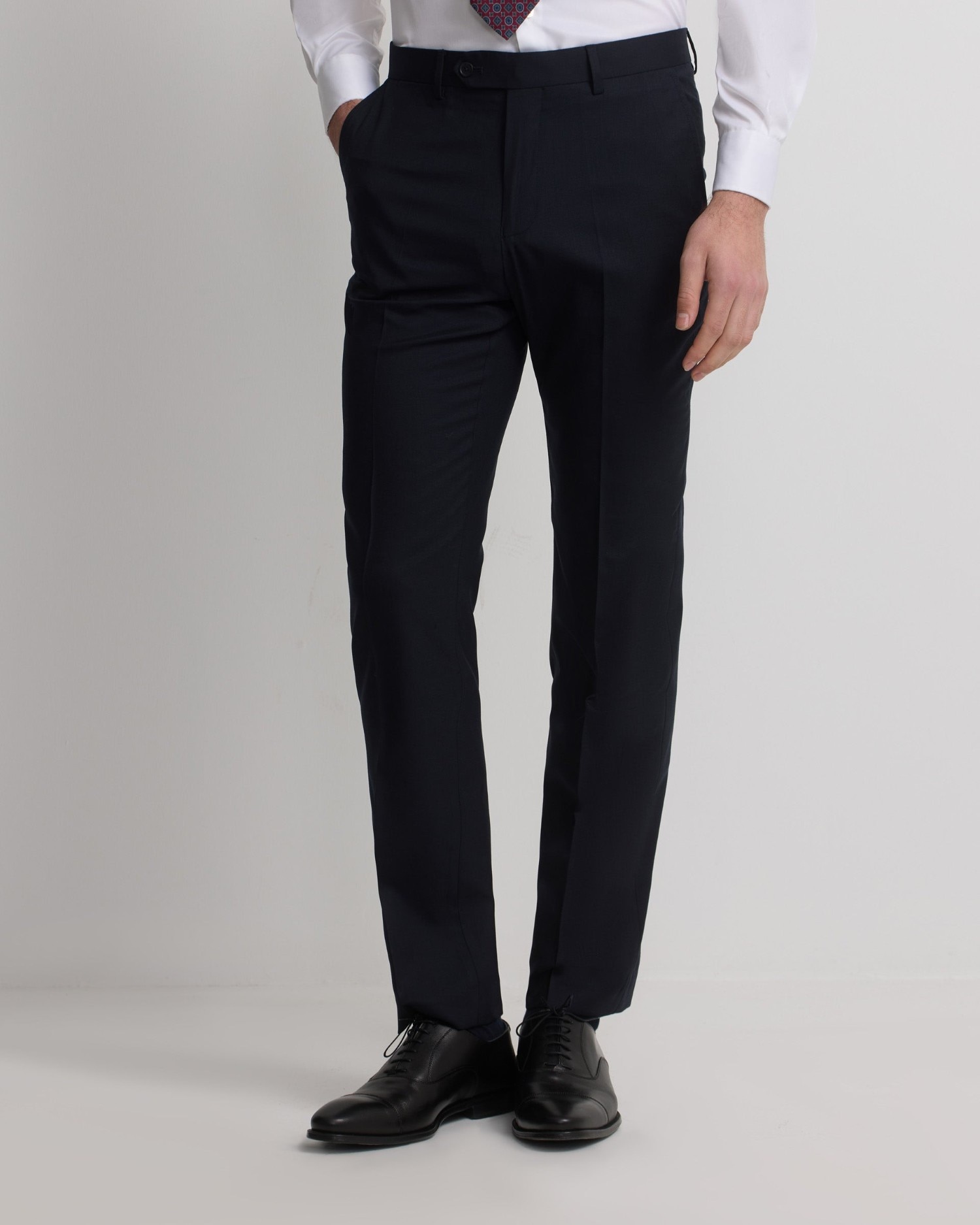 Pantalón de hombre traje natural stretch - Silbon - Azul marino Azul marino-3