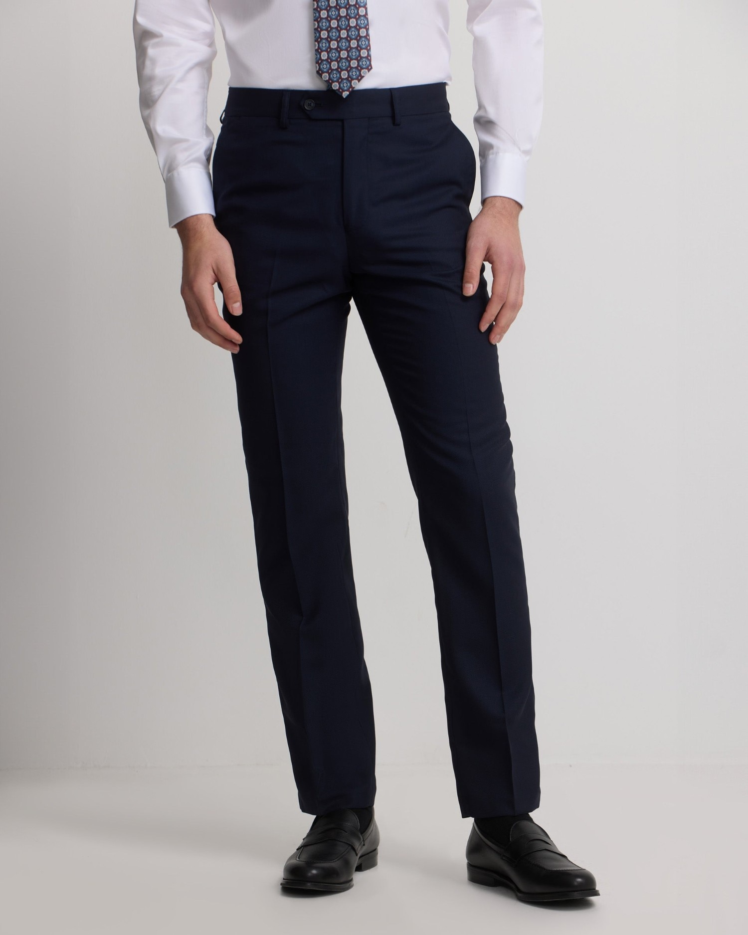 Pantalón de hombre traje estructura - Silbon - Azul marino Azul marino-3