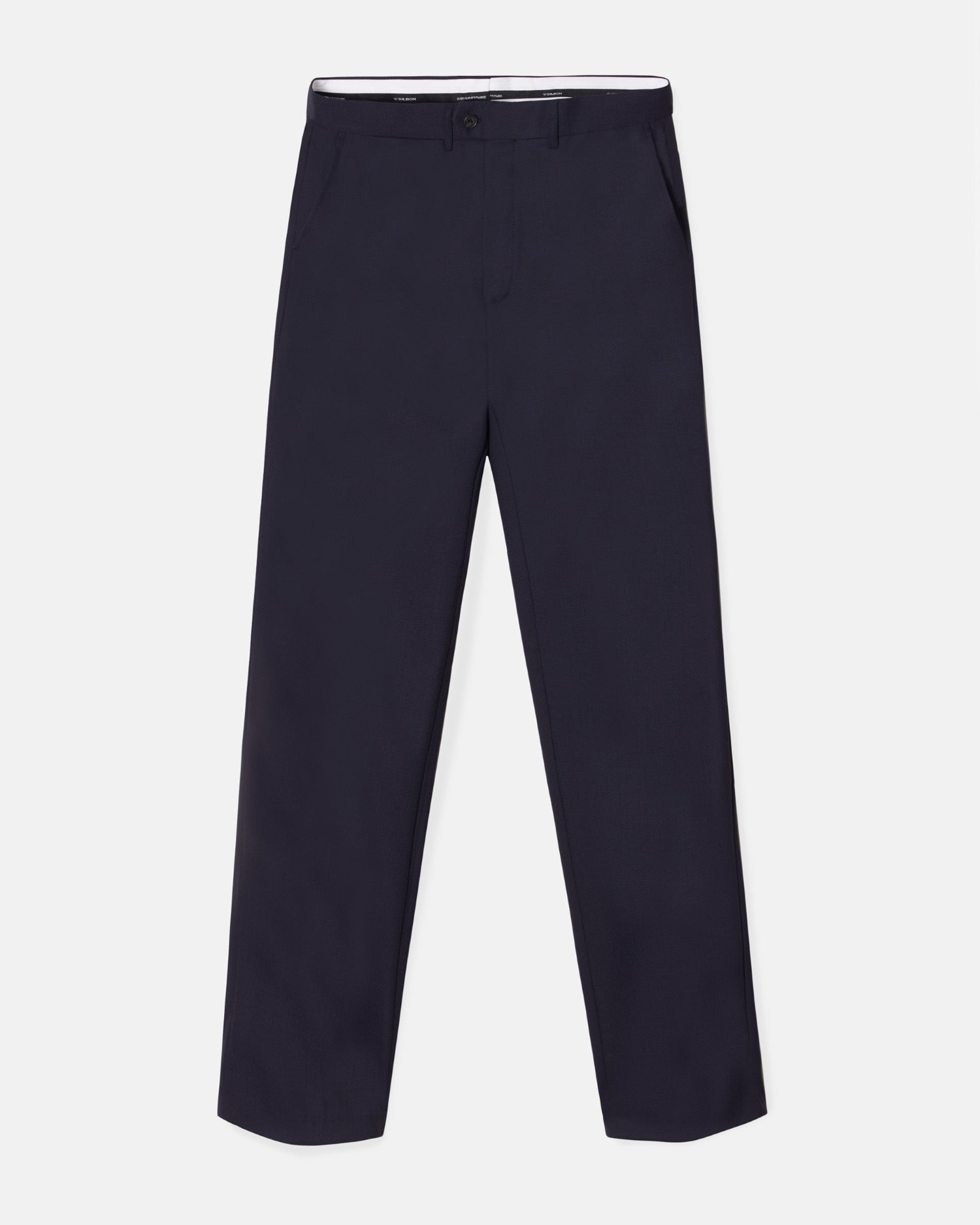 Pantalón de hombre traje estructura - Silbon - Azul marino Azul marino-4