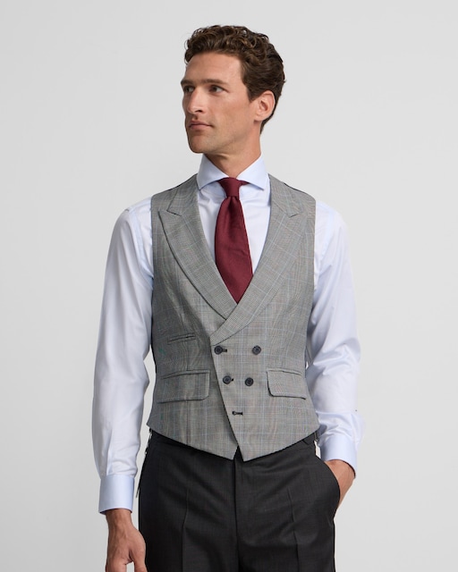 Imagen 0 de Chaleco chaque tailoring principe de gales gris