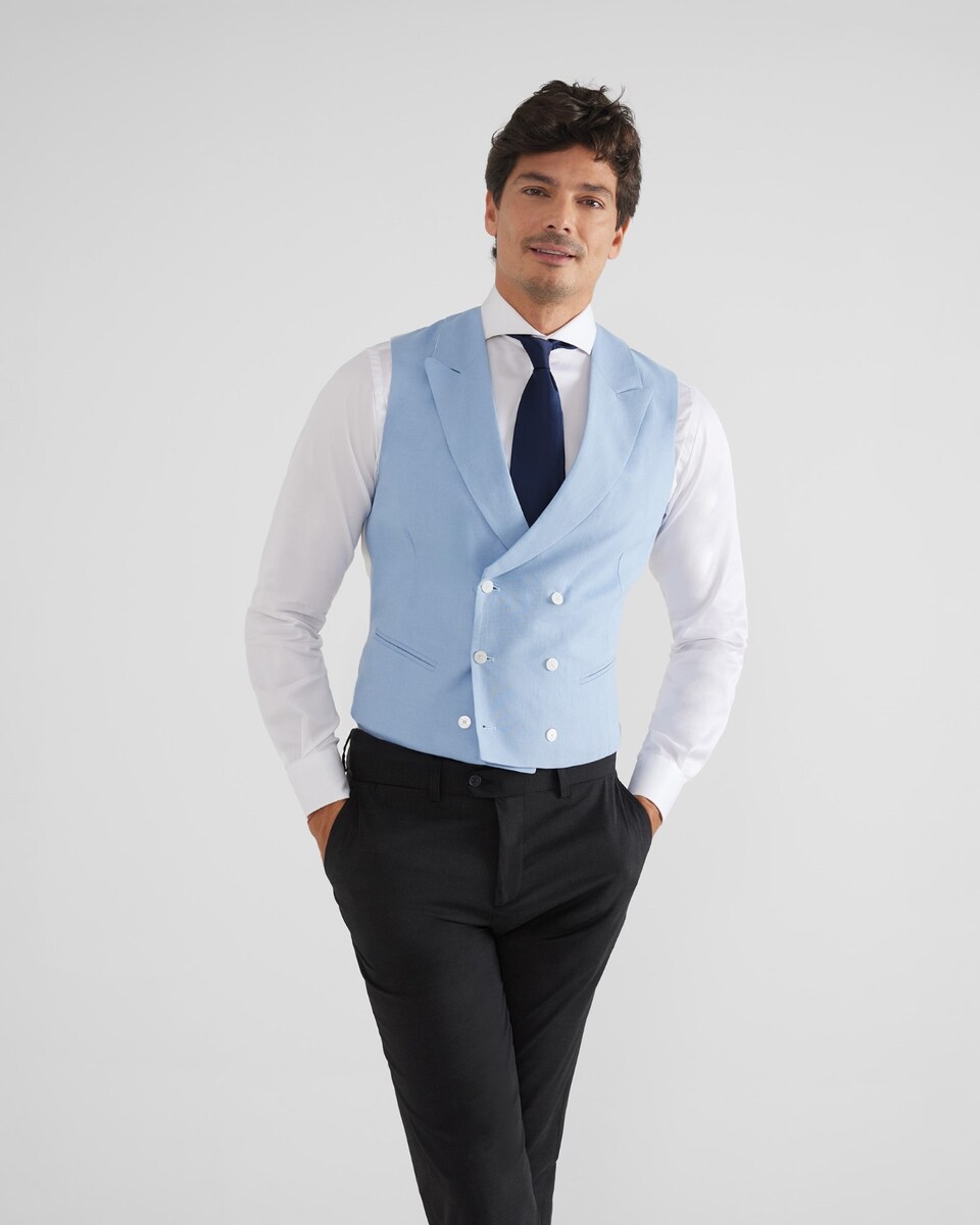 Chaleco Descuentos En Trajes Para Caballero Chaleco De Traje Negro  Texturizado De Topman ASOS, image size:960x1200