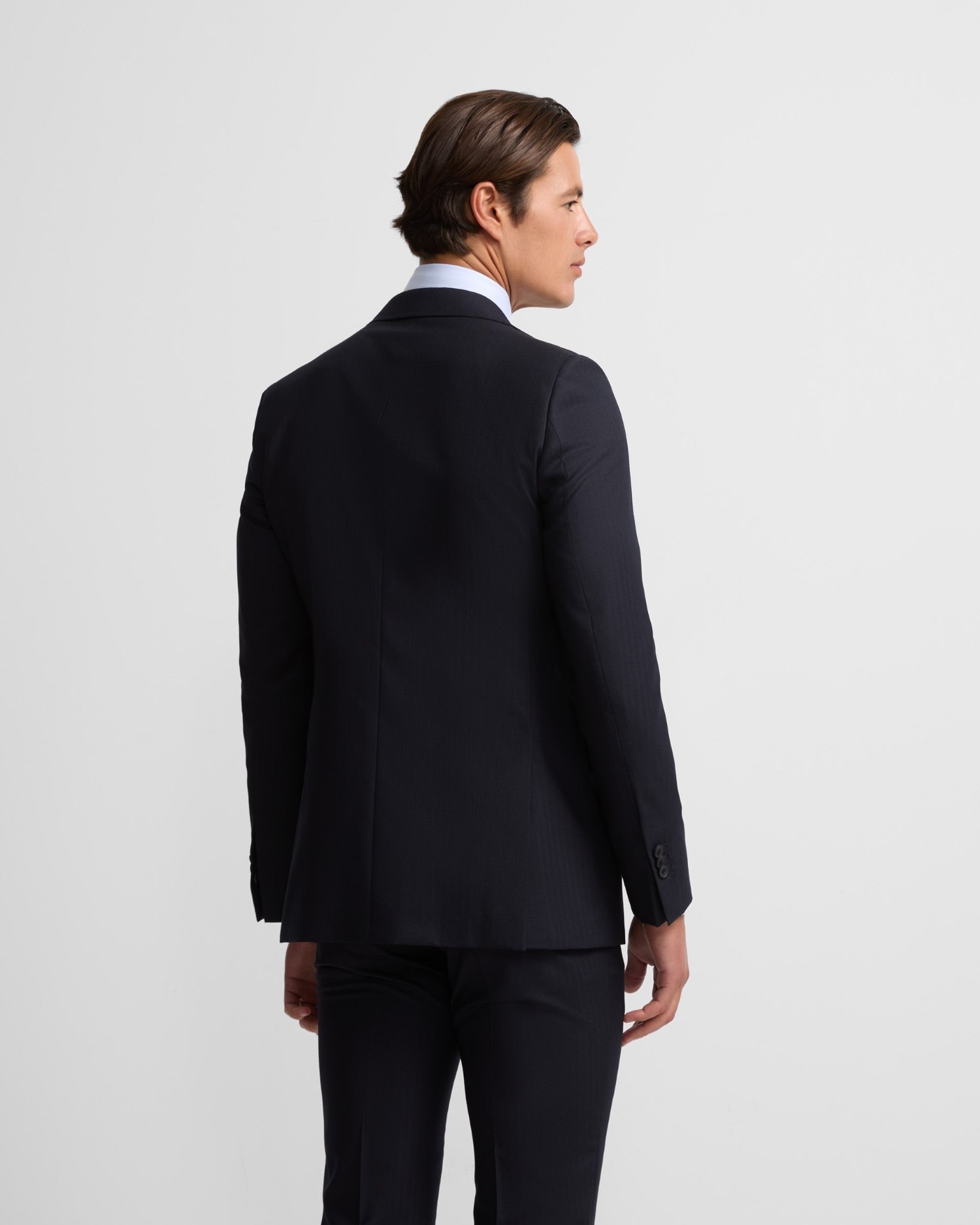 Americana de hombre traje clásico espiga - Silbon - Azul marino Azul marino-2