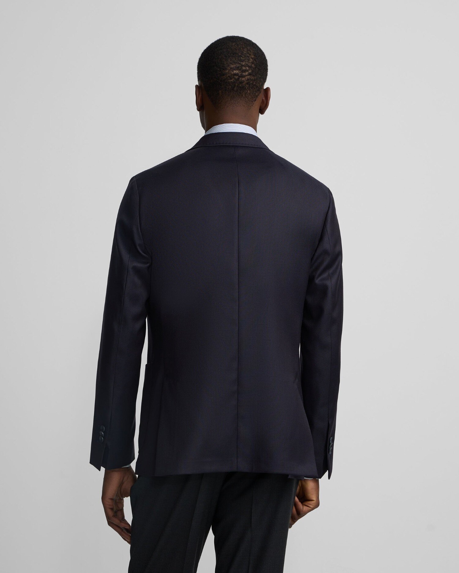 Imagen 2 de Americana de hombre stretch cruzada - Silbon - Azul marino Azul marino