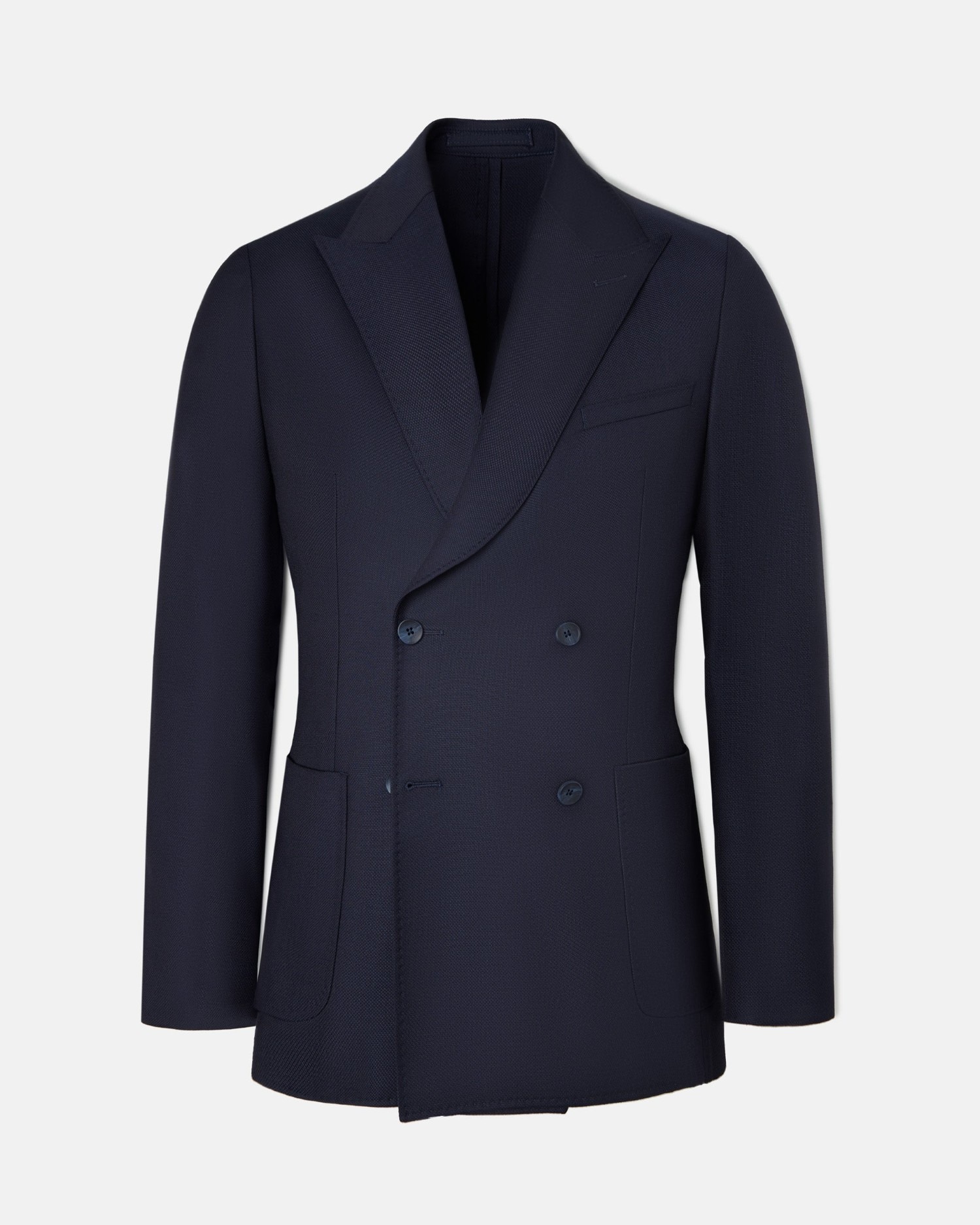 Imagen 5 de Americana de hombre stretch cruzada - Silbon - Azul marino Azul marino