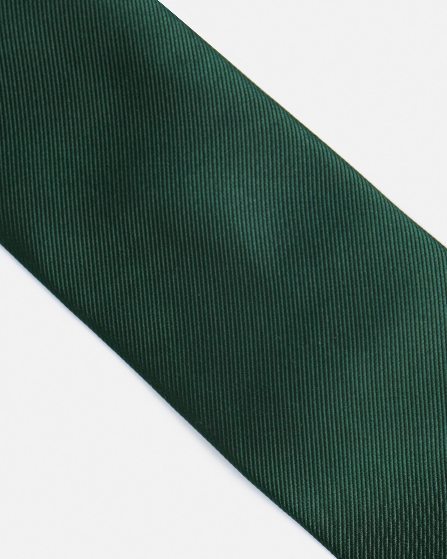 Corbata seda lisa - Silbon - Verde Verde-2