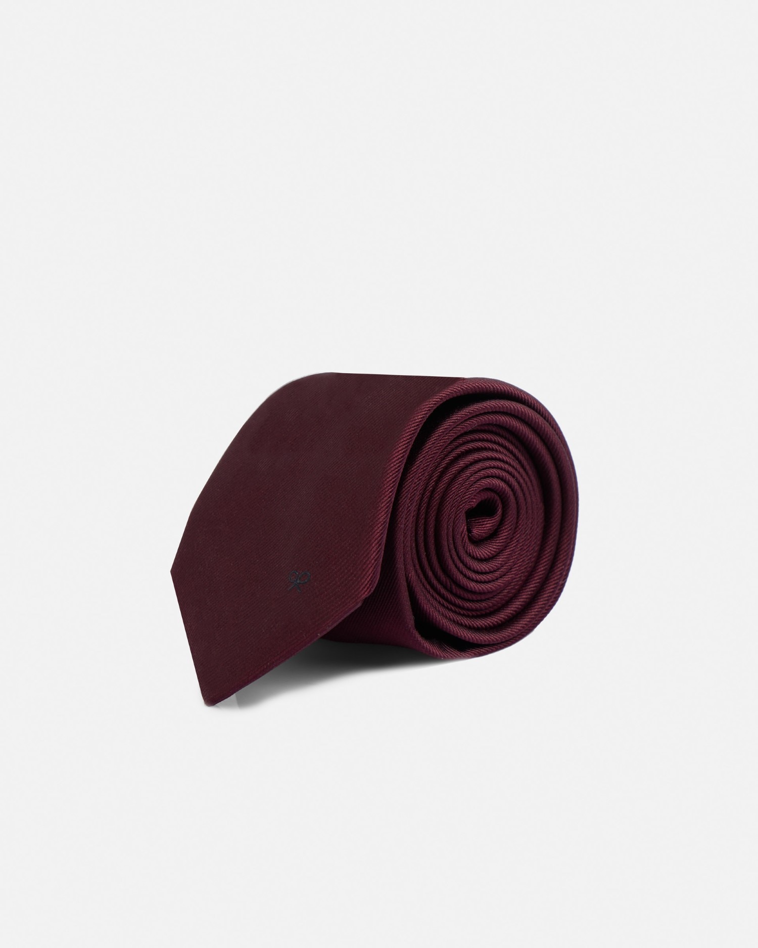 Imagen 0 de Corbata seda lisa Burdeos