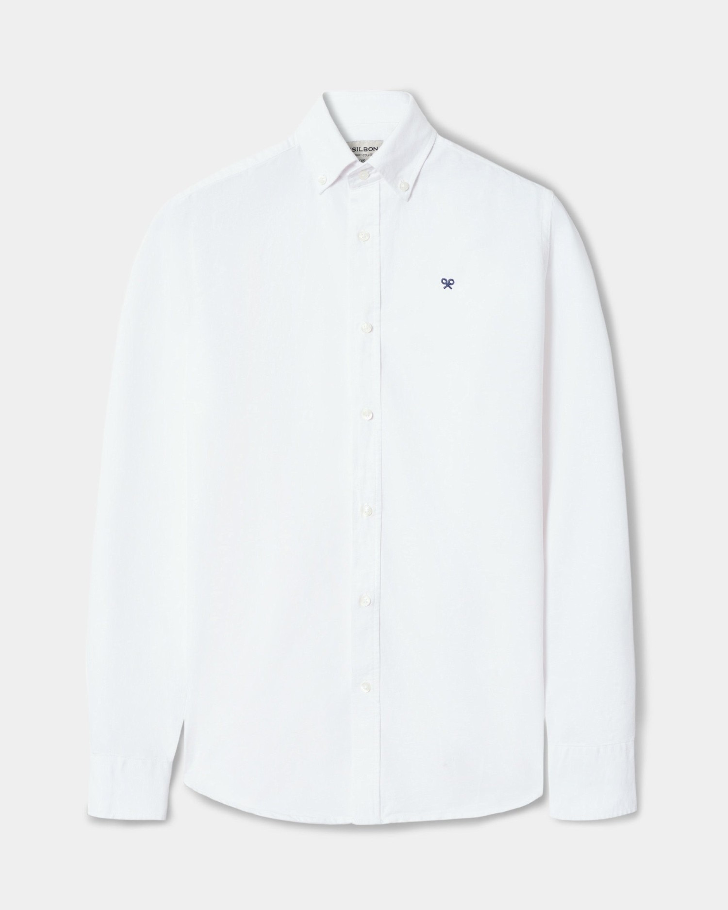 Camisa de hombre sport oxford - Silbon - Blanco Blanco-5
