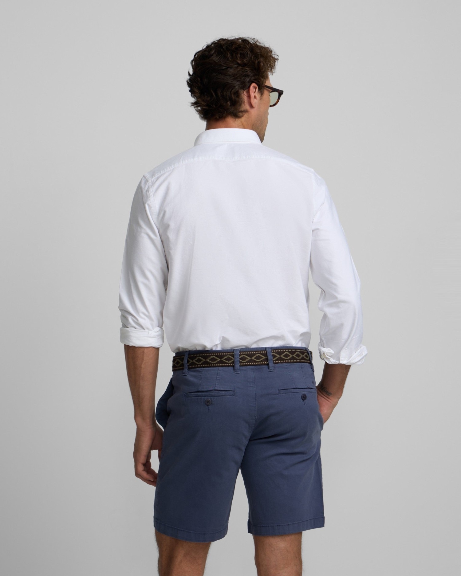 Camisa de hombre sport oxford regular fit - Silbon - Blanco Blanco-2