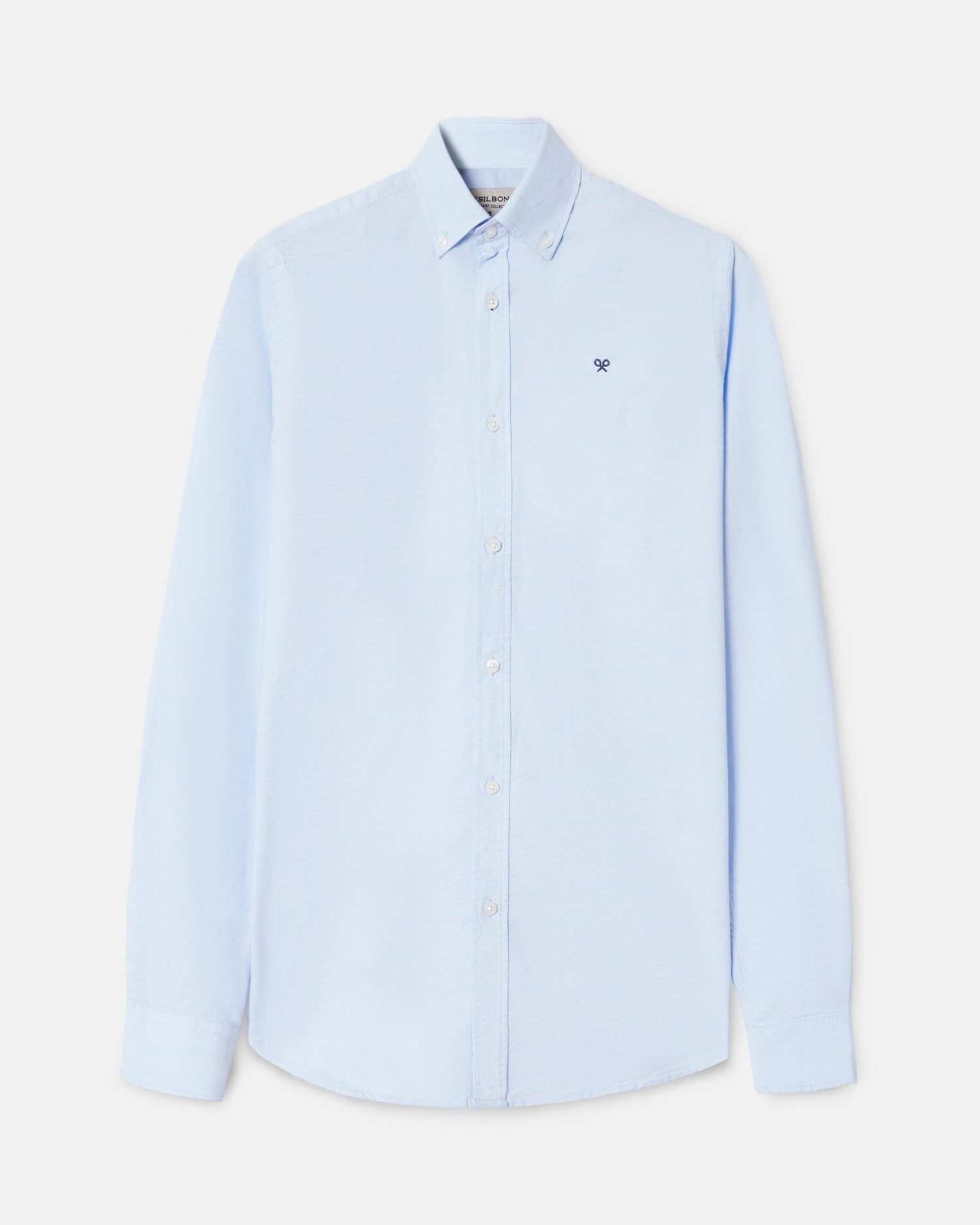Camisa de hombre sport oxford - Silbon - Azul celeste Azul celeste-5