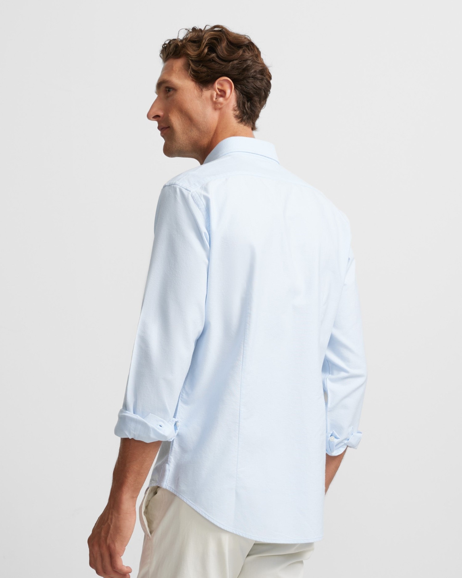 Camisa de hombre sport oxford cutaway - Silbon - Azul celeste Azul celeste-2