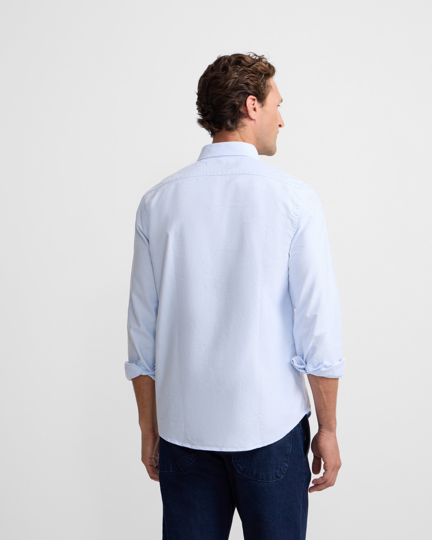 Camisa de hombre sport oxford regular fit - Silbon - Azul celeste Azul celeste-2