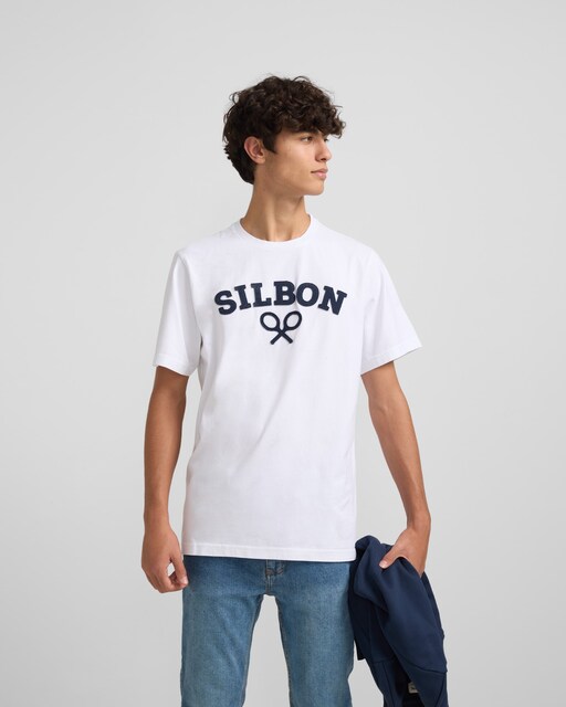 Imagen 0 de Camiseta de hombre raqueta media