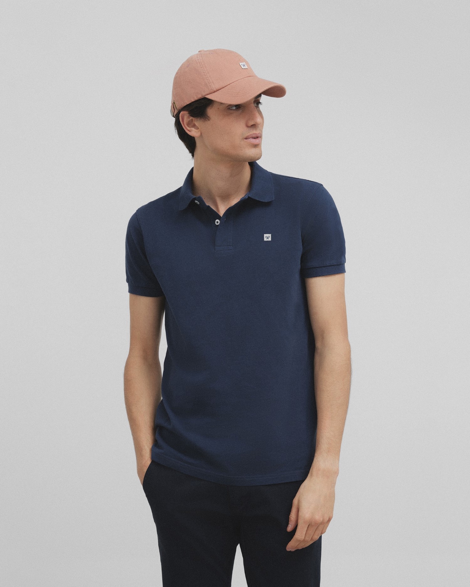 Polo de hombre azul marino manga corta Silbon El Corte Ingles