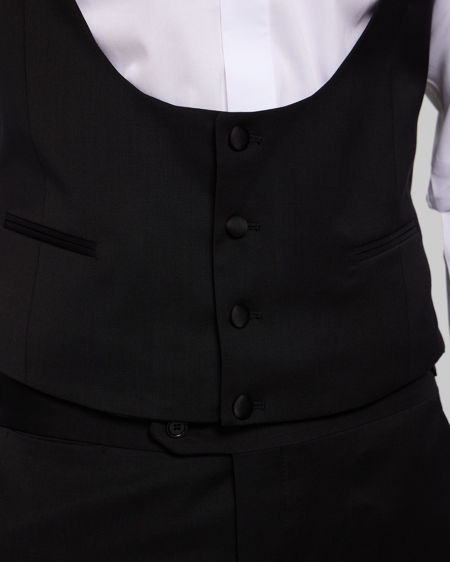 Chaleco de hombre esmoquin classic - Silbon - Negro Negro-3