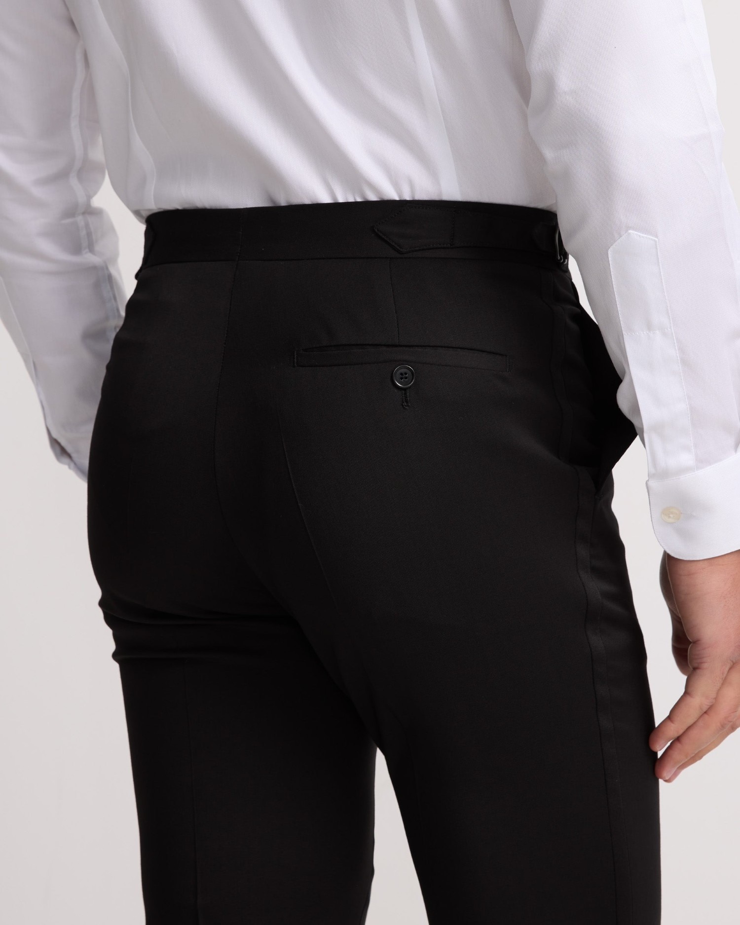 Pantalón de hombre esmoquin classic - Silbon - Negro Negro-3