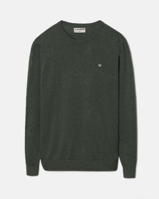 Jersey De Manga Larga Para Hombre Sisley – 84% Algodón, 11% Nailon, 5% Elastano – Tejido Cómodo Y Elástico