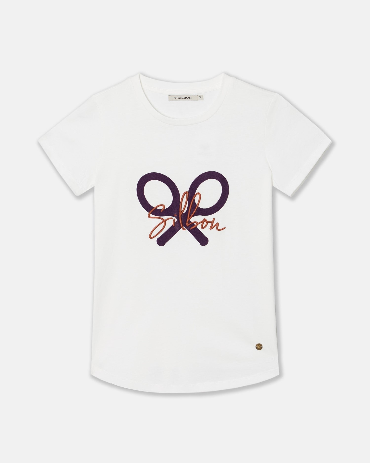 Camiseta woman clasica - Silbon - Crudo Crudo-5