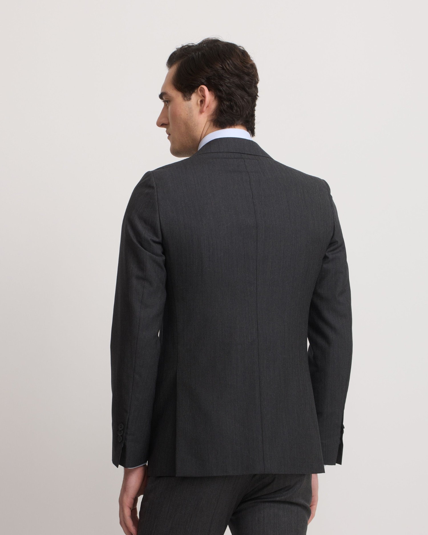 Americana de hombre traje clásico espiga - Silbon - Gris Gris-2